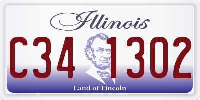 IL license plate C341302