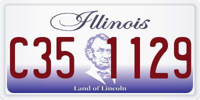 IL license plate C351129