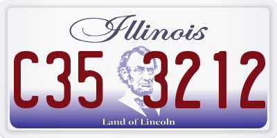 IL license plate C353212
