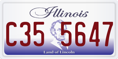 IL license plate C355647