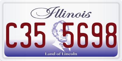 IL license plate C355698