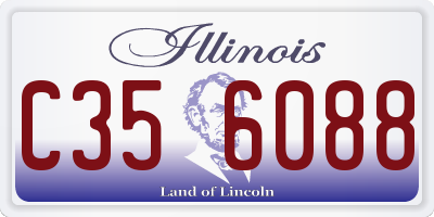 IL license plate C356088