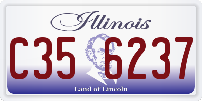 IL license plate C356237