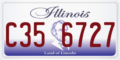 IL license plate C356727