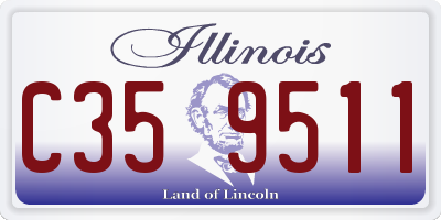 IL license plate C359511