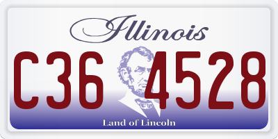 IL license plate C364528