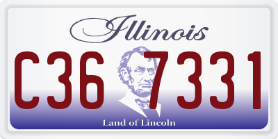 IL license plate C367331