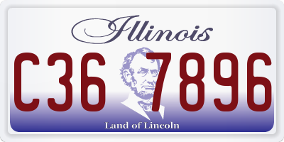 IL license plate C367896