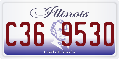 IL license plate C369530