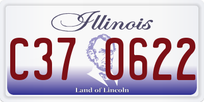 IL license plate C370622