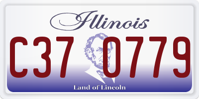 IL license plate C370779