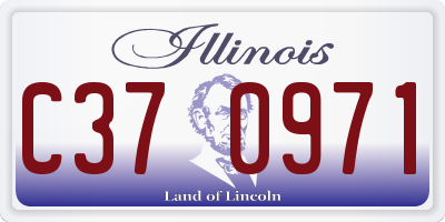 IL license plate C370971