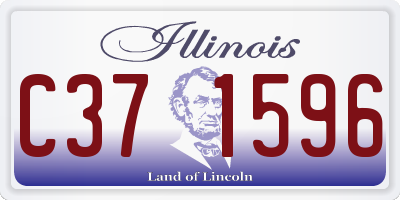 IL license plate C371596
