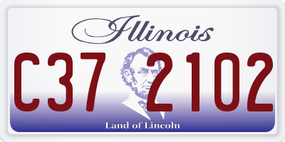 IL license plate C372102