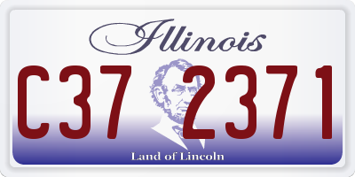 IL license plate C372371