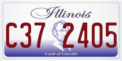 IL license plate C372405