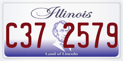 IL license plate C372579