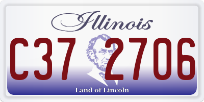 IL license plate C372706