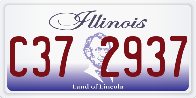 IL license plate C372937