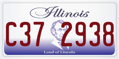 IL license plate C372938