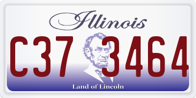 IL license plate C373464