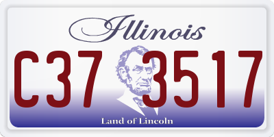 IL license plate C373517