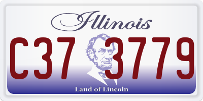 IL license plate C373779