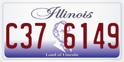 IL license plate C376149