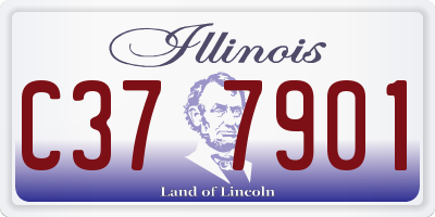 IL license plate C377901