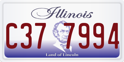 IL license plate C377994
