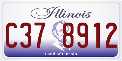 IL license plate C378912