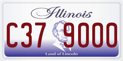 IL license plate C379000