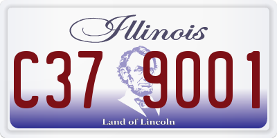 IL license plate C379001