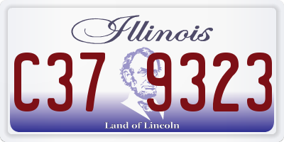 IL license plate C379323