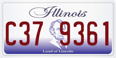 IL license plate C379361