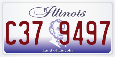 IL license plate C379497