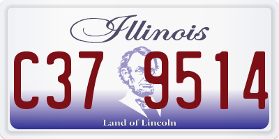 IL license plate C379514