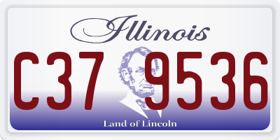IL license plate C379536