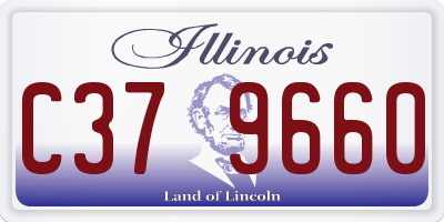 IL license plate C379660