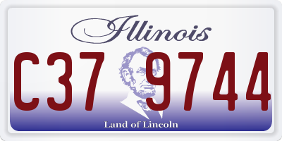 IL license plate C379744
