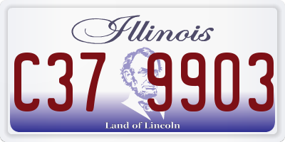 IL license plate C379903