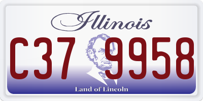IL license plate C379958