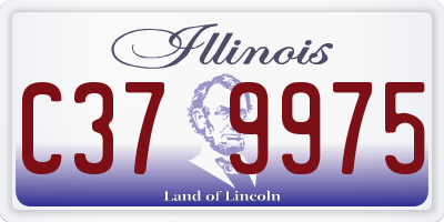IL license plate C379975