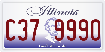 IL license plate C379990