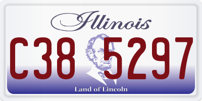 IL license plate C385297