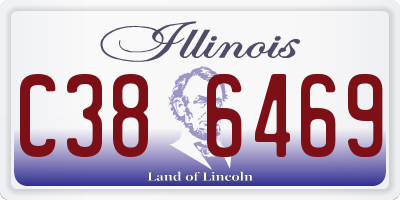 IL license plate C386469