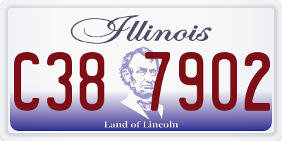 IL license plate C387902
