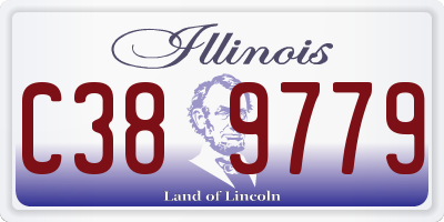 IL license plate C389779