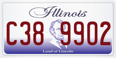 IL license plate C389902