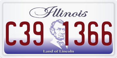 IL license plate C391366